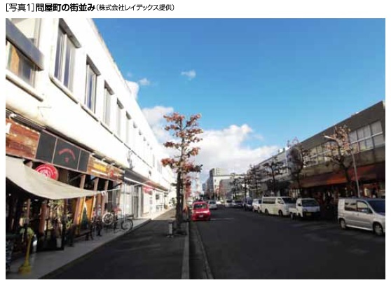 問屋町の街並み