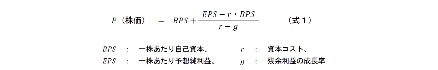 P（株価）
