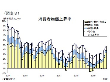 (図表8)消費者物価上昇率