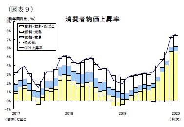 (図表9)消費者物価上昇率