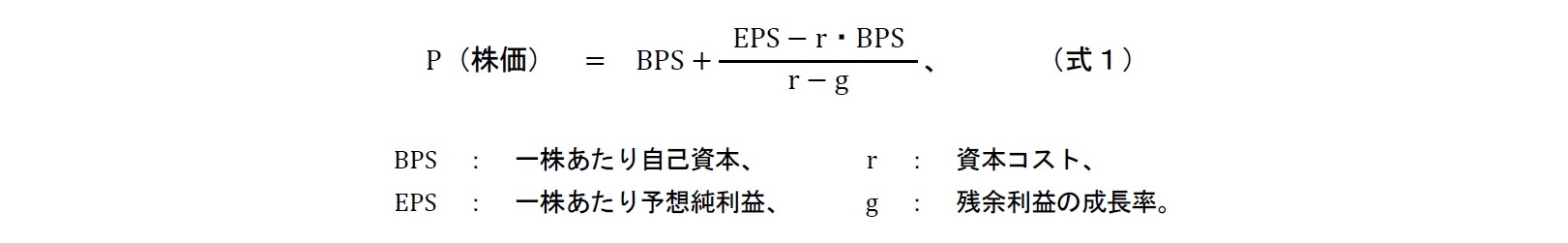 資本コストと株価の関係