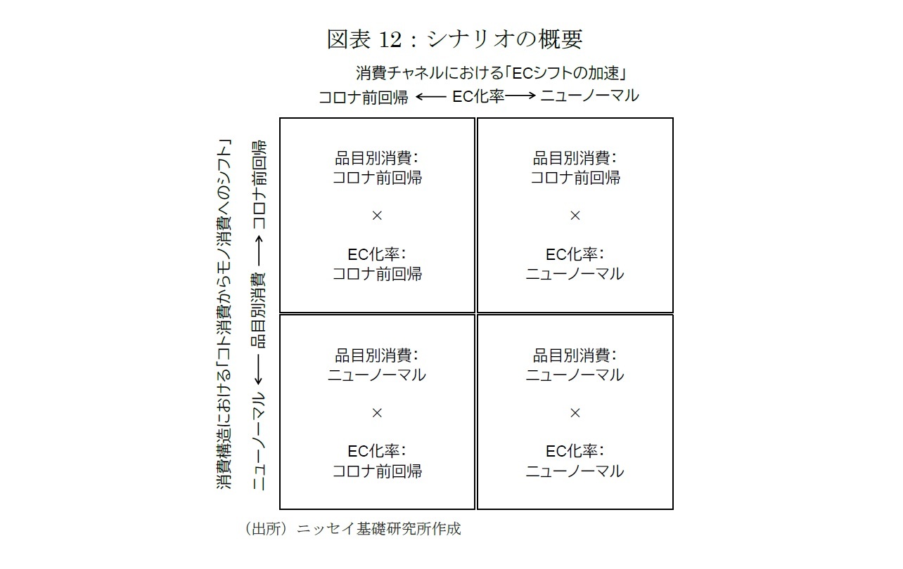 図表12：シナリオの概要