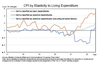 CPI by Elasticity to Living Expenditure
