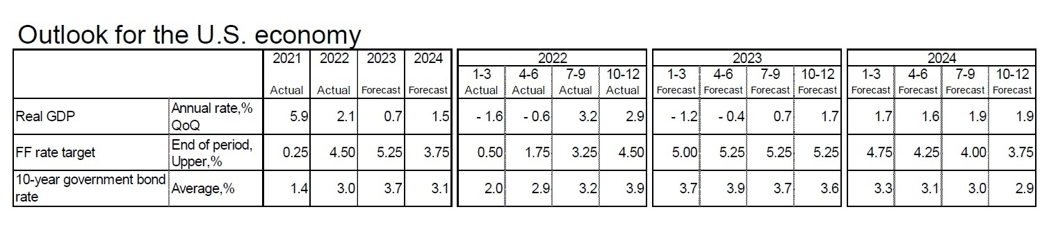 Outlook for the U.S. economy