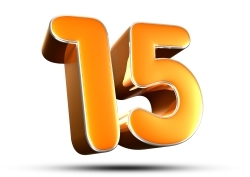数字の「15」に関わる各種の話題－「15」という数字は、「完全・完璧」なものを意味する考え方があるってこと知っていますか－