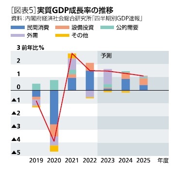［図表5］実質GDP成長率の推移