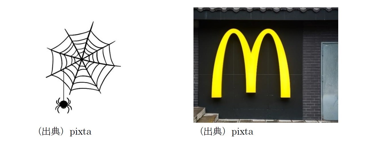 蜘蛛の巣/McDonaldのロゴ