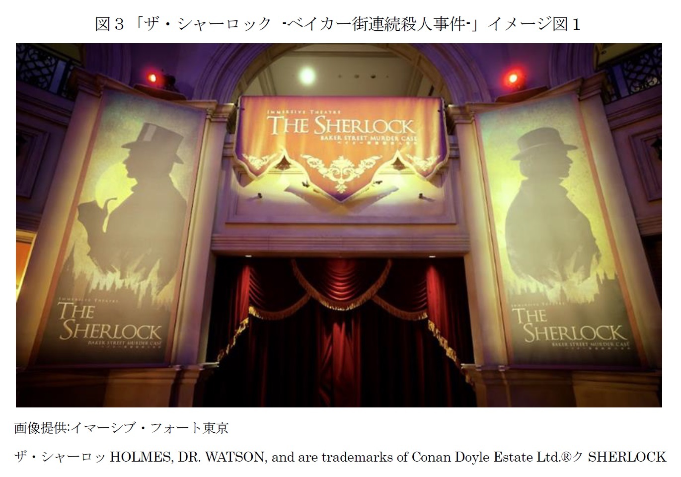 図３「ザ・シャーロック -ベイカー街連続殺人事件-」イメージ図１