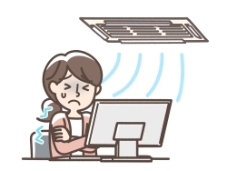 職場における温度、匂い、音等の問題