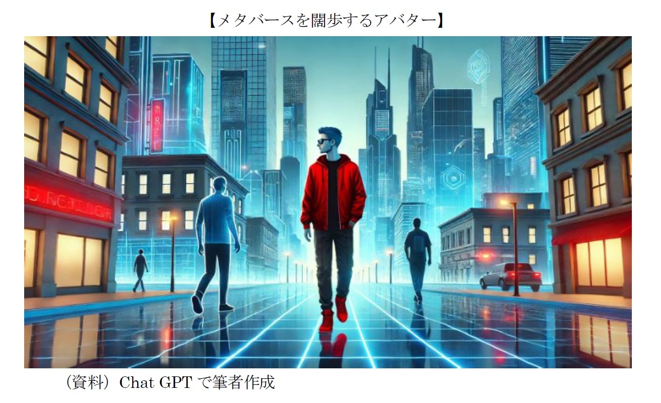 メタバースを闊歩するアバター