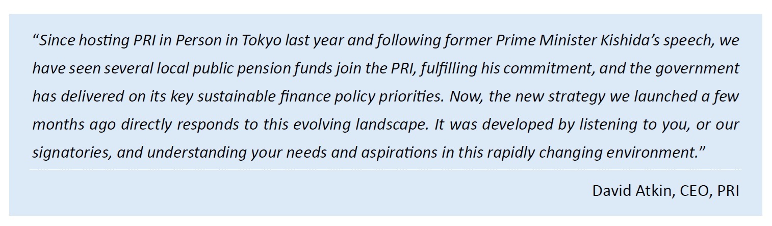 David Atkin, CEO, PRI