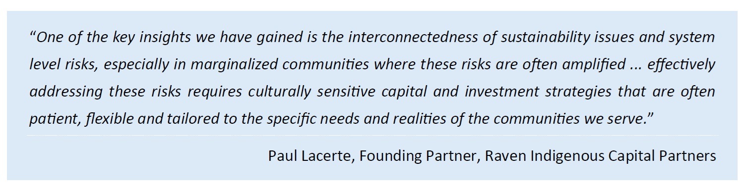 Paul Lacerte, Founding Partner, Raven Indigenous Capital Partners