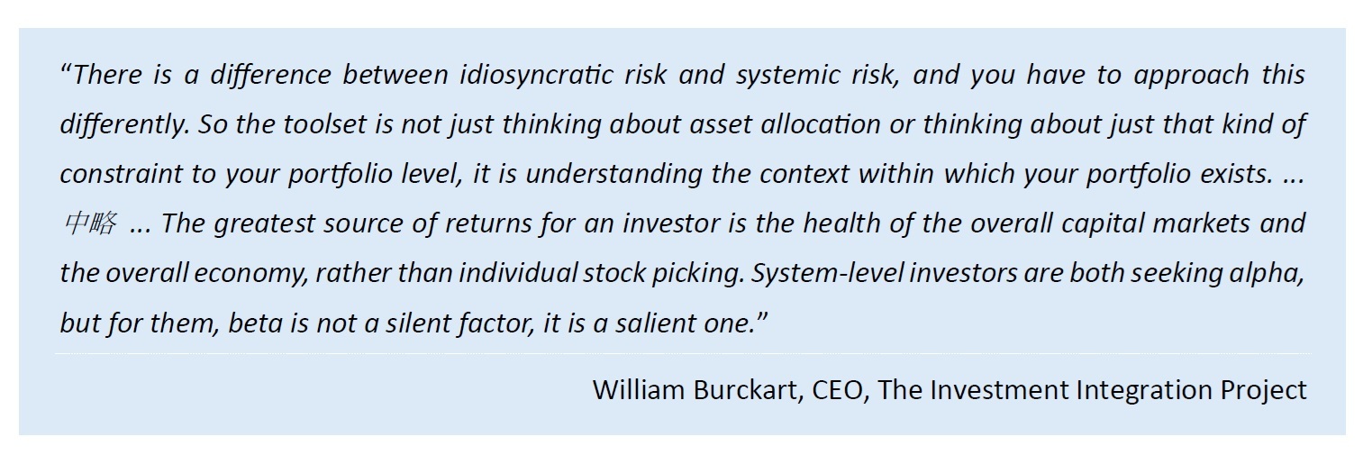 William Burckart, CEO, The Investment Integration Project