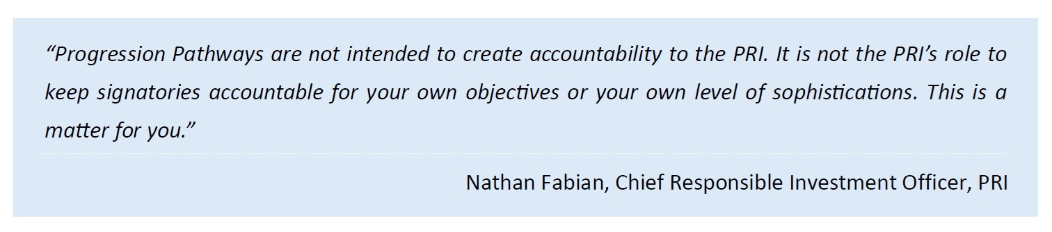 Nathan Fabian, Chief Responsible Investment Officer, PRI