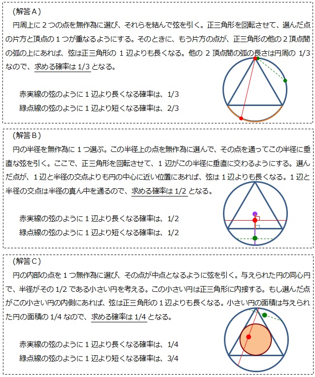 解答Ａ・Ｂ・Ｃ